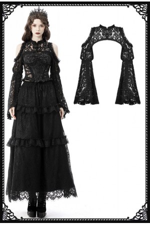 Dark In Love Amour Cut Out Shoulder Lace Bolero Dark In Love Amour Cut Out Shoulder Lace Bolero