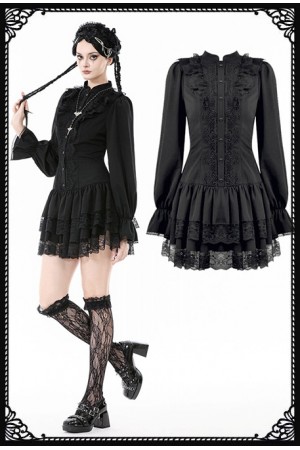 Dark In Love Astrid Long Sleeve Lace Dress Dark In Love Astrid Long Sleeve Lace Dress