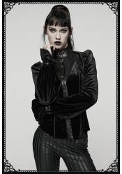 Punk Rave Vivienne Velvet Gothic Blouse