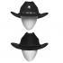 Punk Rave Dark Cowboy Gothic Hat