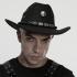 Punk Rave Dark Cowboy Gothic Hat