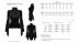 Punk Rave Amara Bell Sleeve High Neck Velvet Gothic Top