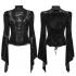 Punk Rave Dead Amour Bell Sleeve Lace Gothic Top