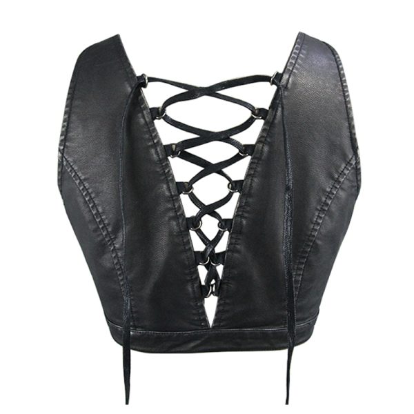 Dark In Love Phantom Ruffle Gothic Jacket With Cut Out Chest