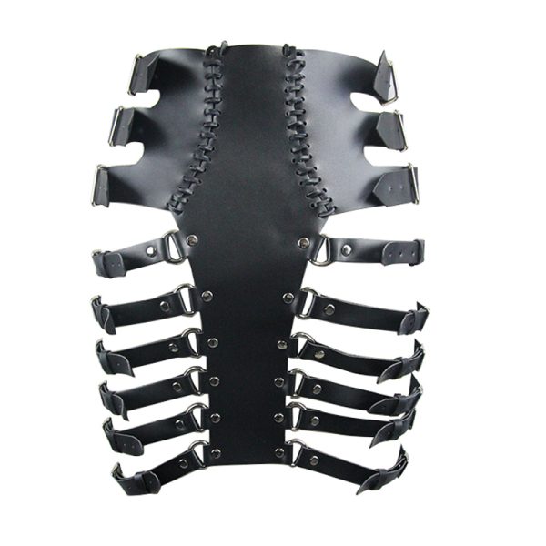 Dark In Love Phantom Ruffle Gothic Jacket With Cut Out Chest