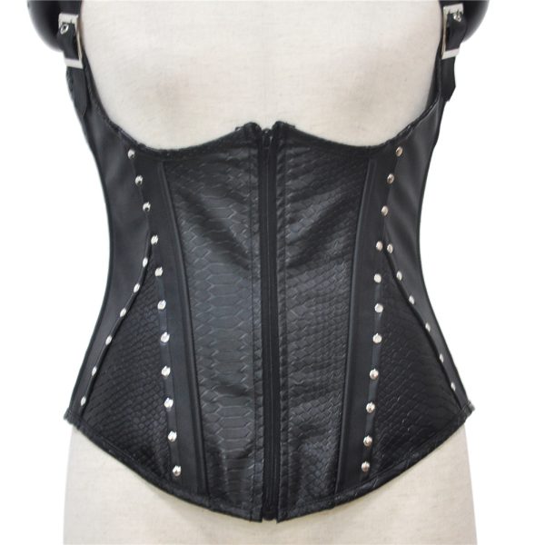 Dark In Love Phantom Ruffle Gothic Jacket With Cut Out Chest