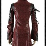 Punk Rave High collar unisex coat(RD)