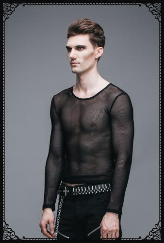 DevilFashion basic design fishnet top(Male)