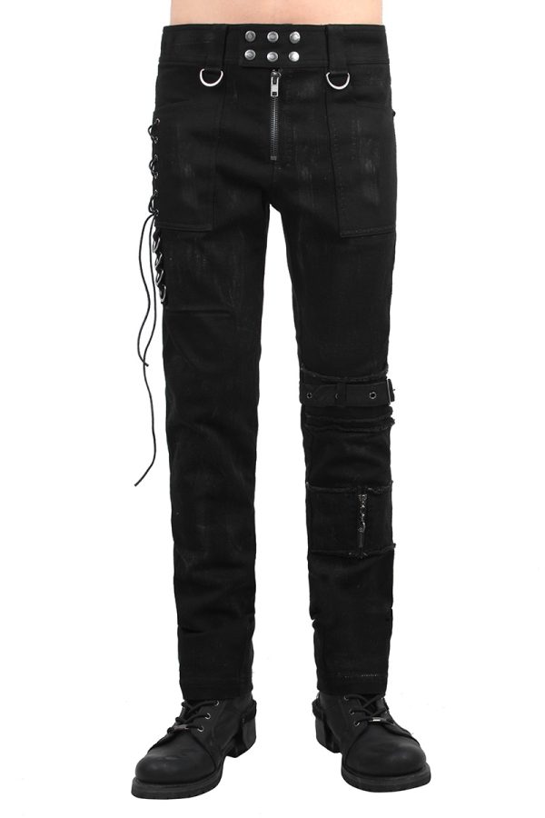 Dark In Love Phantom Ruffle Gothic Jacket With Cut Out Chest