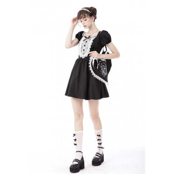 Dark In Love Phantom Ruffle Gothic Jacket With Cut Out Chest