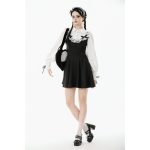 Dark In Love Lara Black & White Heart Bag
