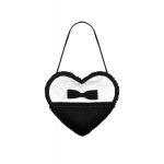 Dark In Love Lara Black & White Heart Bag
