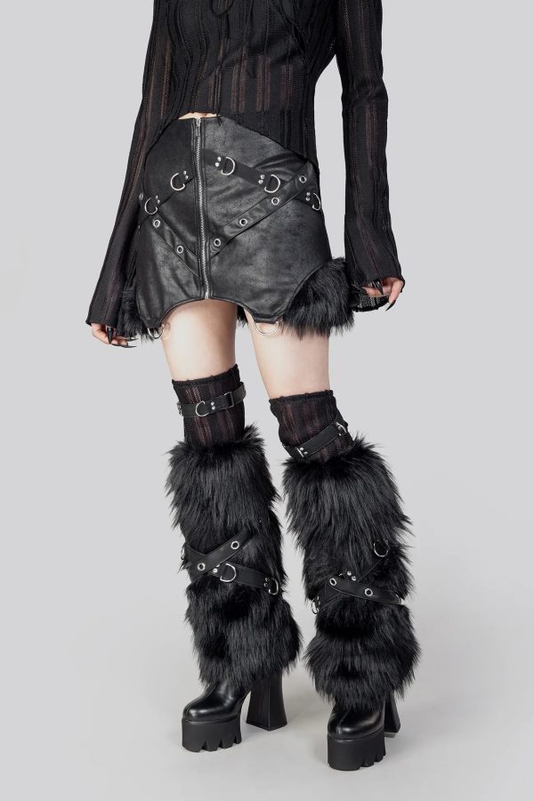 R.N.G Monster Dollz Furry Leg Warmers