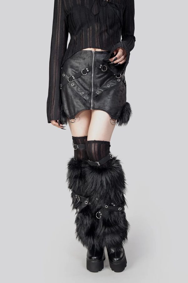 R.N.G Monster Dollz Furry Leg Warmers