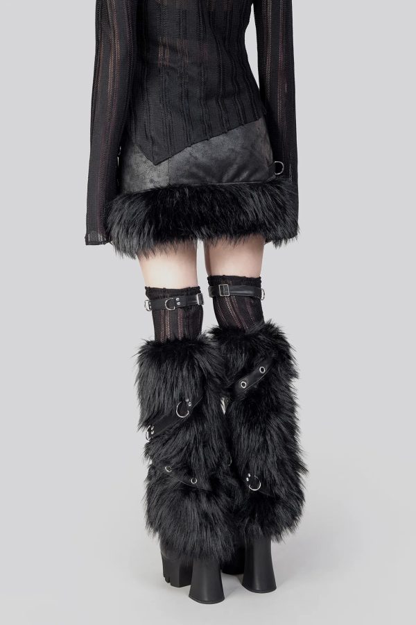 R.N.G Monster Dollz Furry Leg Warmers