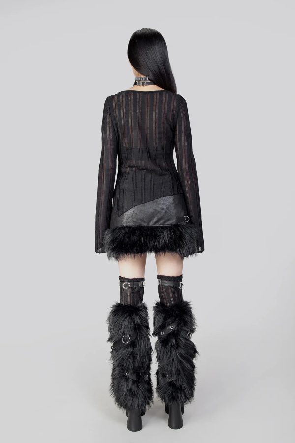 R.N.G Monster Dollz Furry Leg Warmers