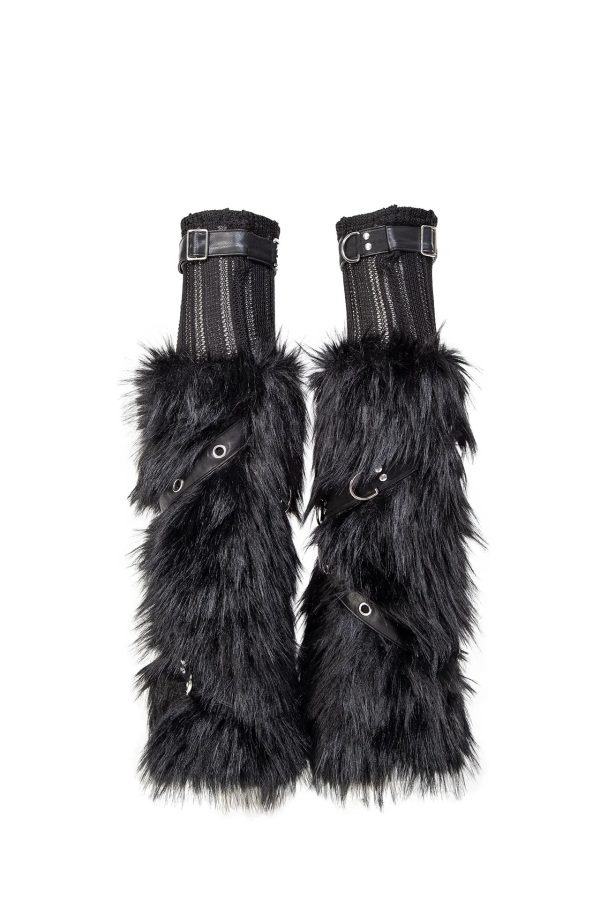 R.N.G Monster Dollz Furry Leg Warmers
