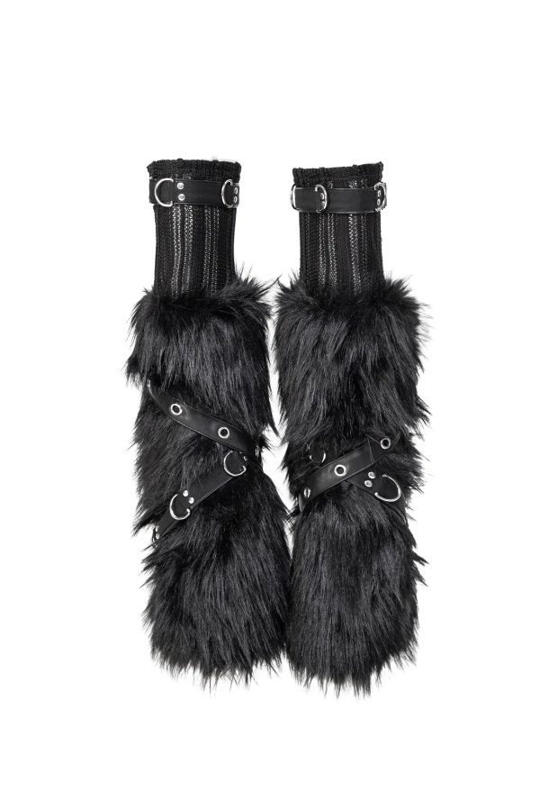 R.N.G Monster Dollz Furry Leg Warmers
