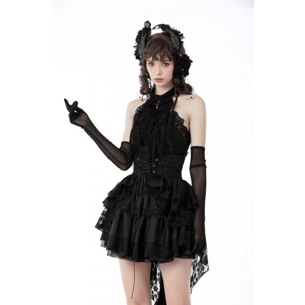 Dark In Love Widow Jabot
