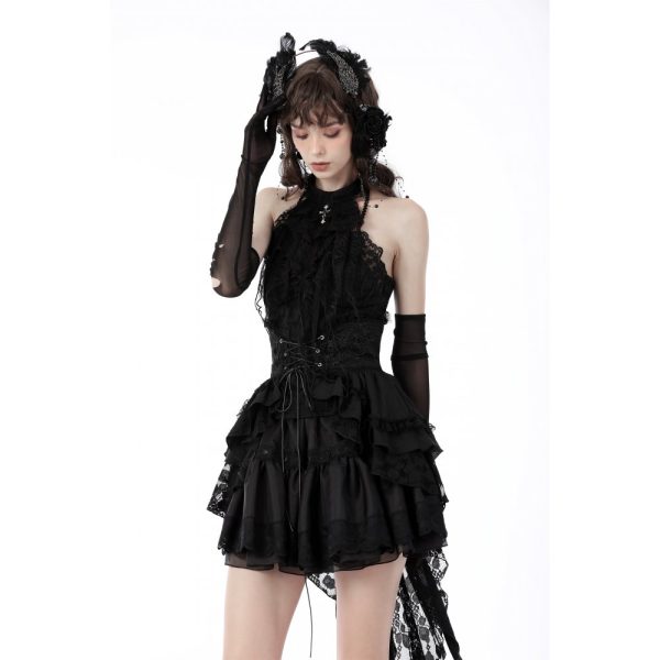 Dark In Love Widow Jabot