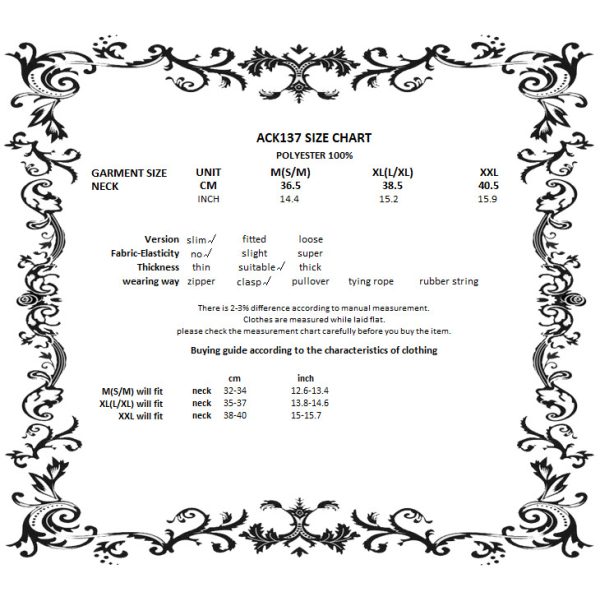 Dark In Love Widow Jabot