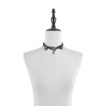 Dark In Love Thorned Love Gothic Red & Black Lace Choker