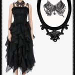 Dark In Love Velika Lace Butterfly Choker
