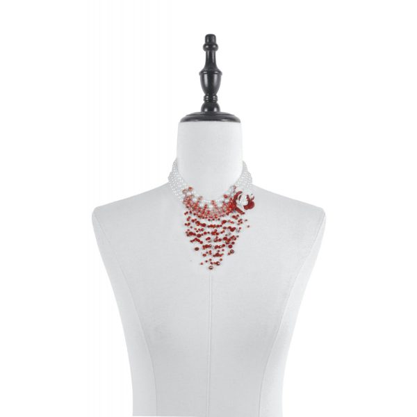 Dark In Love Bloody Mistress Pearl Gothic Choker