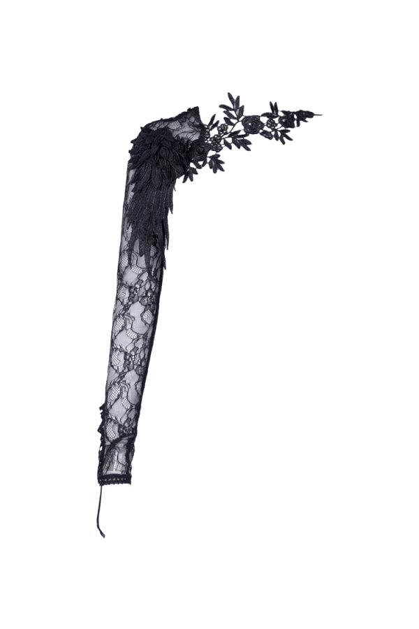 Dark In Love Phantom Ruffle Gothic Jacket With Cut Out Chest