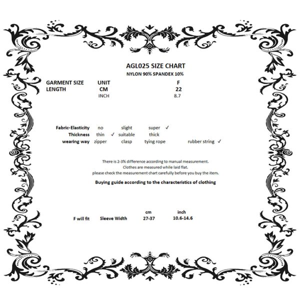 Dark In Love Elodie Lace Gloves