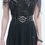 Devil Fashion Wicked Pentagram Studded Belt