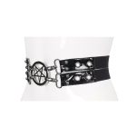 Devil Fashion Wicked Pentagram Studded Belt