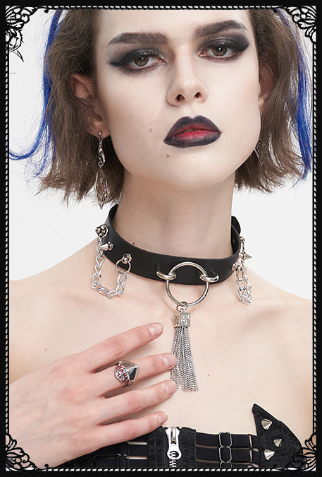 Devil Fashion Olivia Ring Chain Chocker