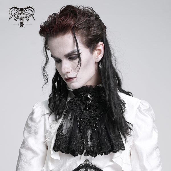 Devil Fashion Silas Gothic Lace Jabot