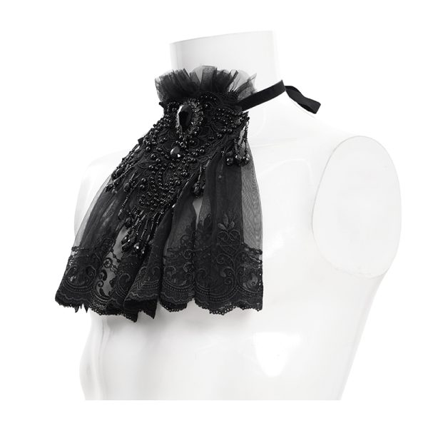 Devil Fashion Silas Gothic Lace Jabot