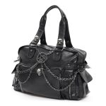 Devil Fashion Girls & Ghouls Pentagram PU Leather Shoulder Bag