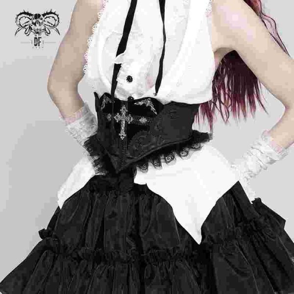Devil Fashion Vampira Cross Gothic Waist Belt