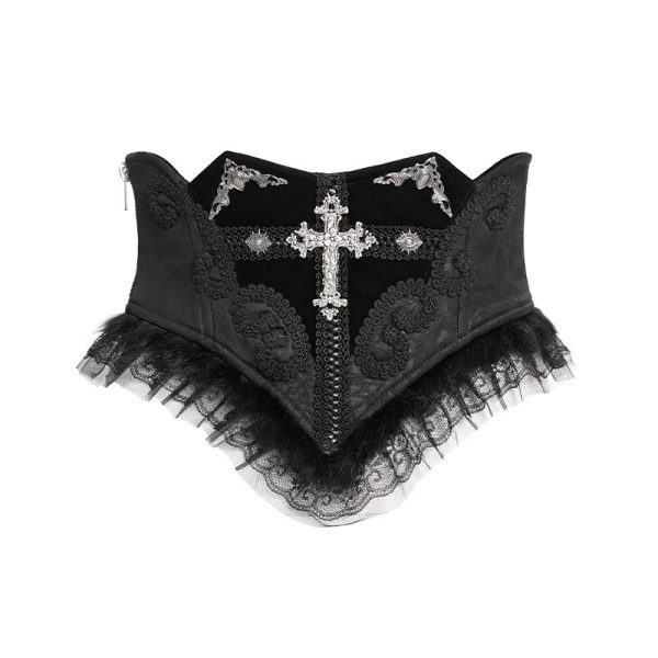 Devil Fashion Vampira Cross Gothic Waist Belt