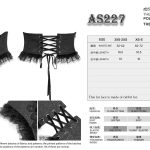 Devil Fashion Vampira Cross Gothic Waist Belt