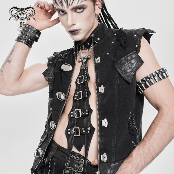 Devil Fashion Calix Ringn Choker Tie