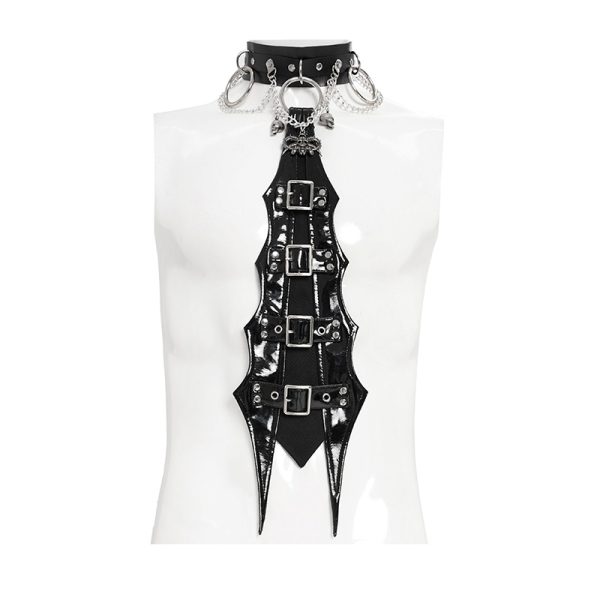 Devil Fashion Calix Ringn Choker Tie