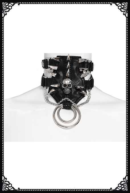 Devil Fashion Kalyra Skull&Spike Choker