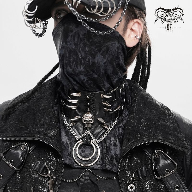 Devil Fashion Kalyra Skull&Spike Choker