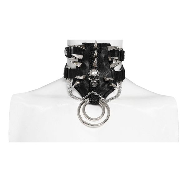 Devil Fashion Kalyra Skull&Spike Choker