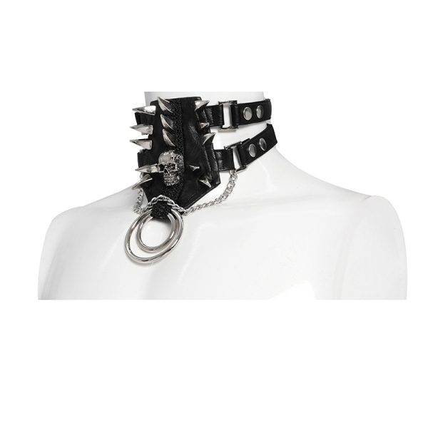 Devil Fashion Kalyra Skull&Spike Choker