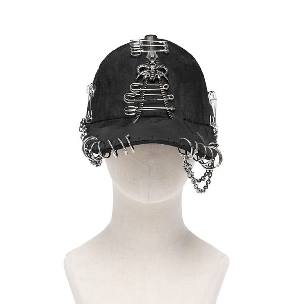 Devil Fashion Delyria Safety Pin Cap