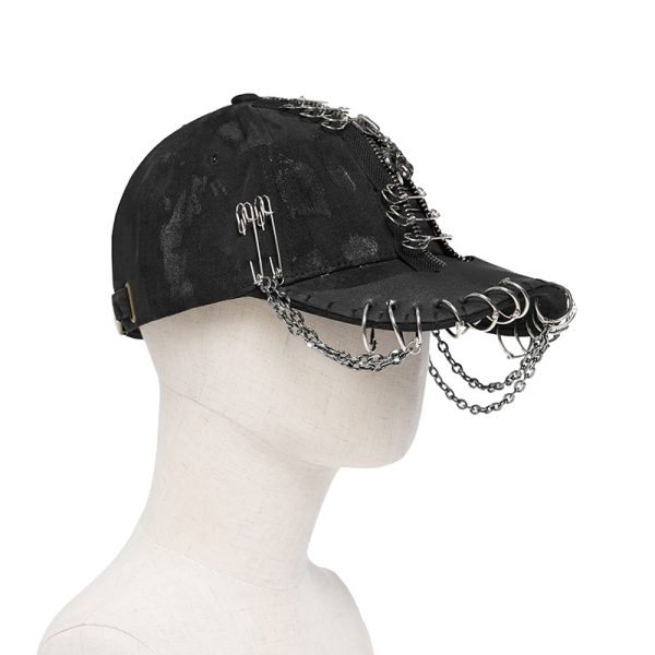 Devil Fashion Delyria Safety Pin Cap