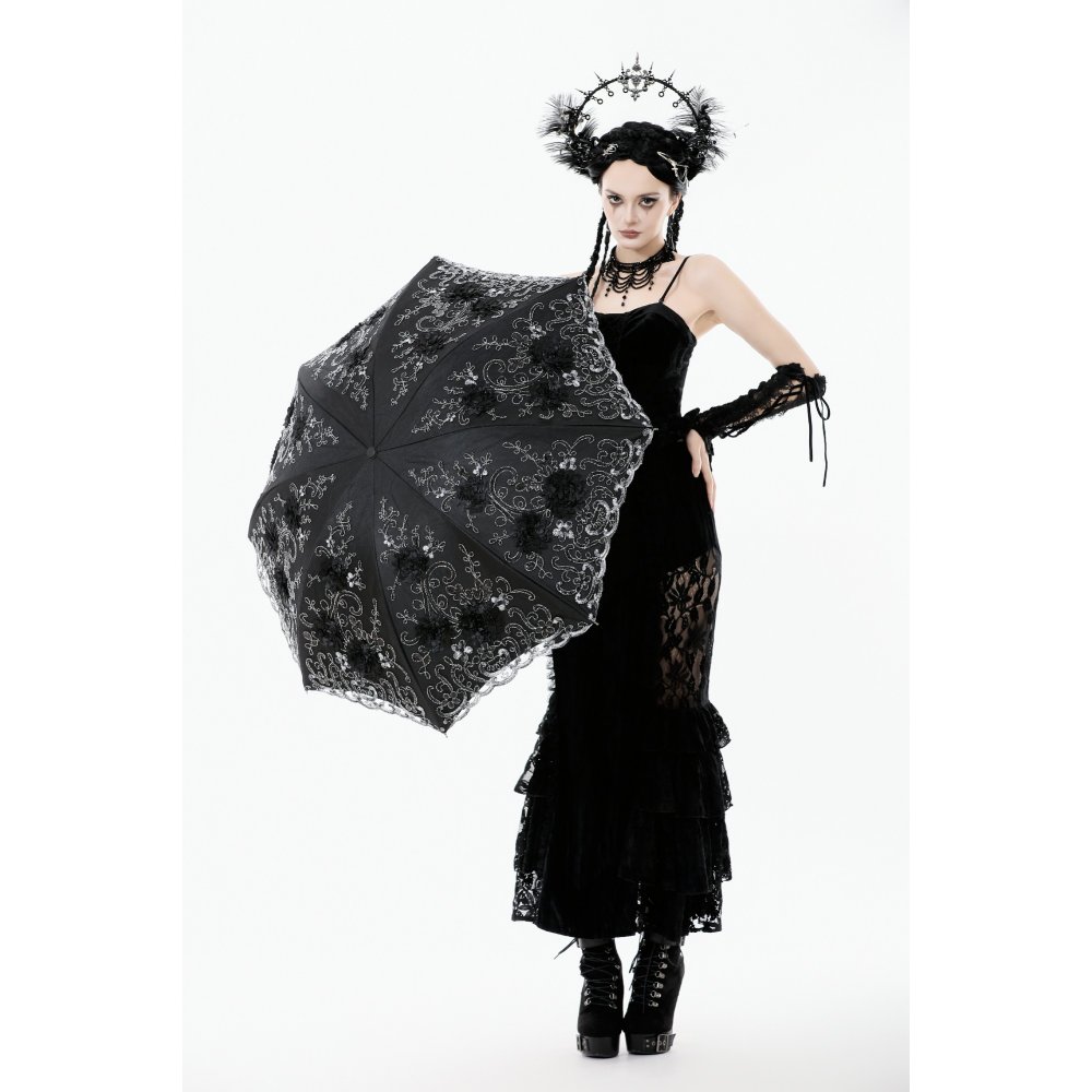 Dark In Love Fara Gothic Umbrella