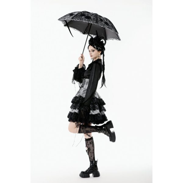 Dark In Love Fara Gothic Umbrella