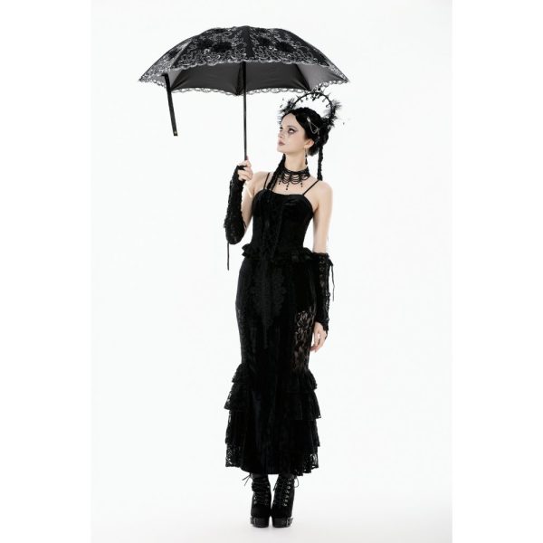 Dark In Love Fara Gothic Umbrella
